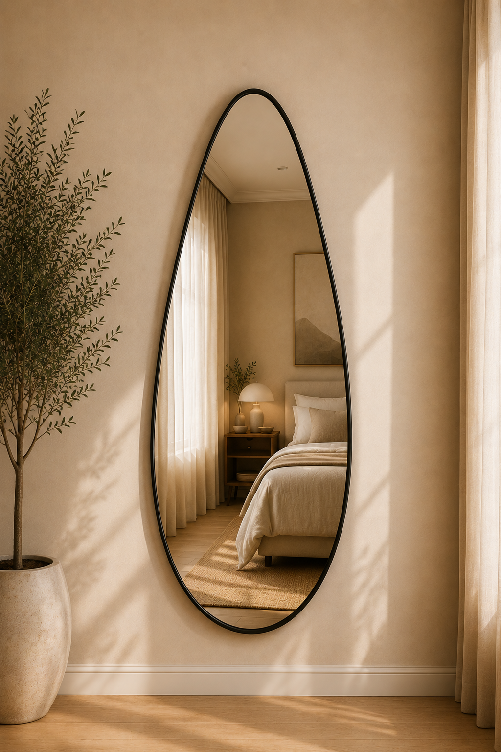 Teardrop Full Length Mirror