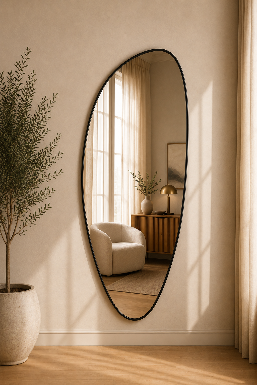 Pebble Full Length Mirror