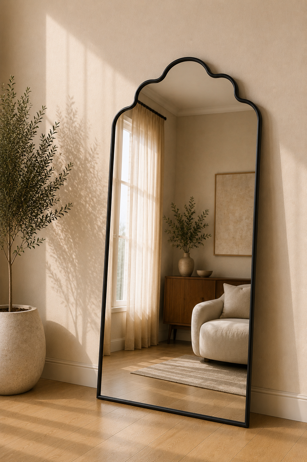Crowned Arch Full Length Mirror