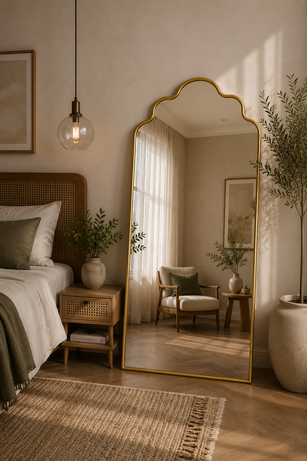 Crowned Arch Full Length Mirror