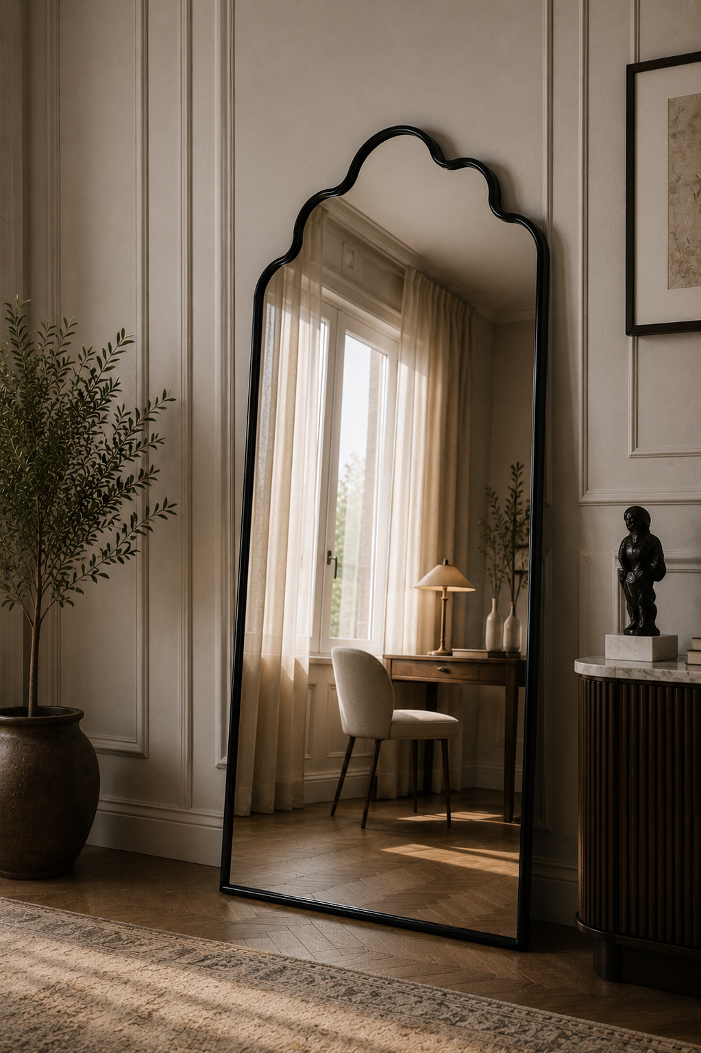 Crowned Arch Full Length Mirror