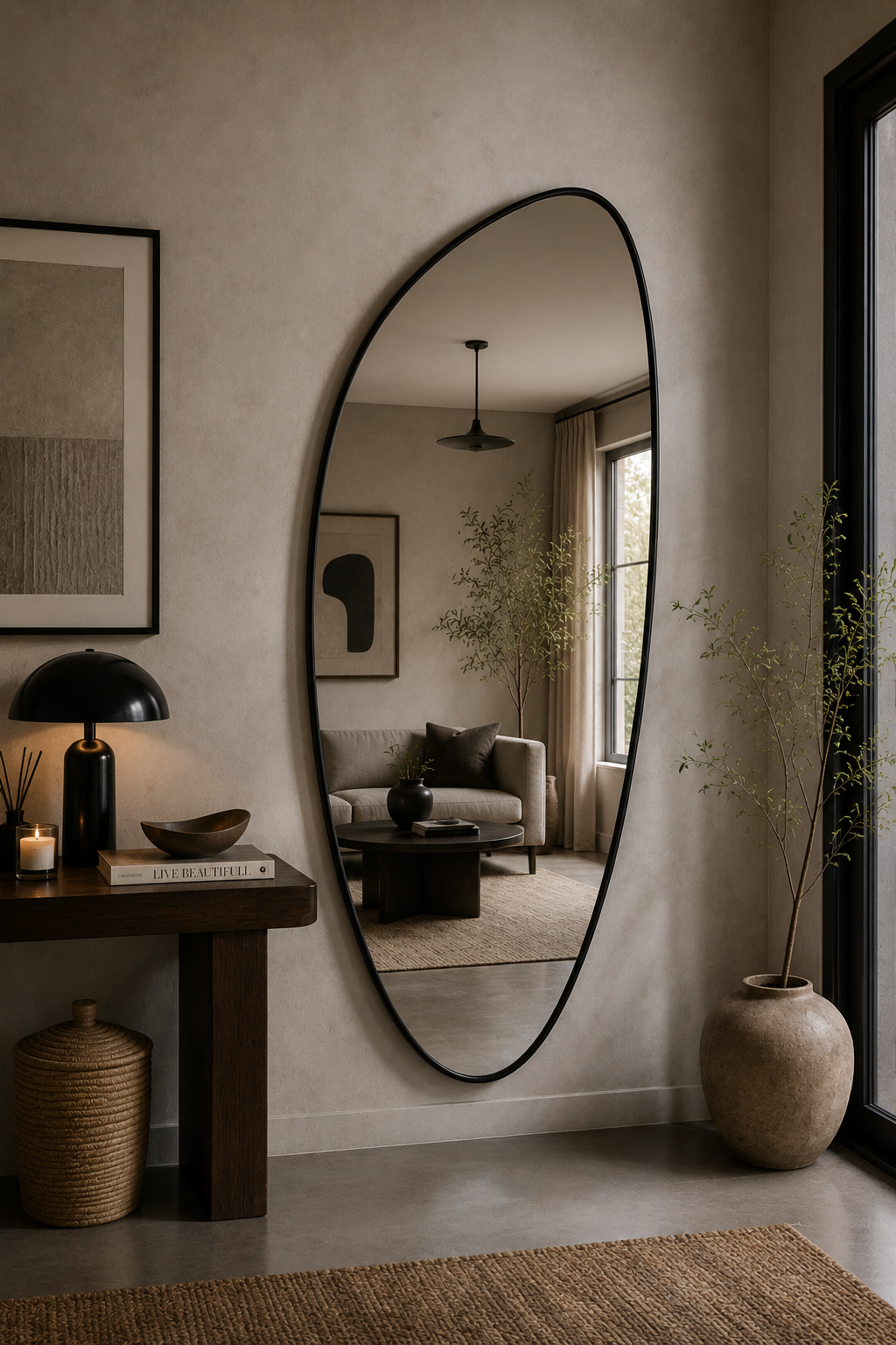 Pebble Full Length Mirror