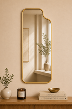 Asymmetrical Arch Mirror