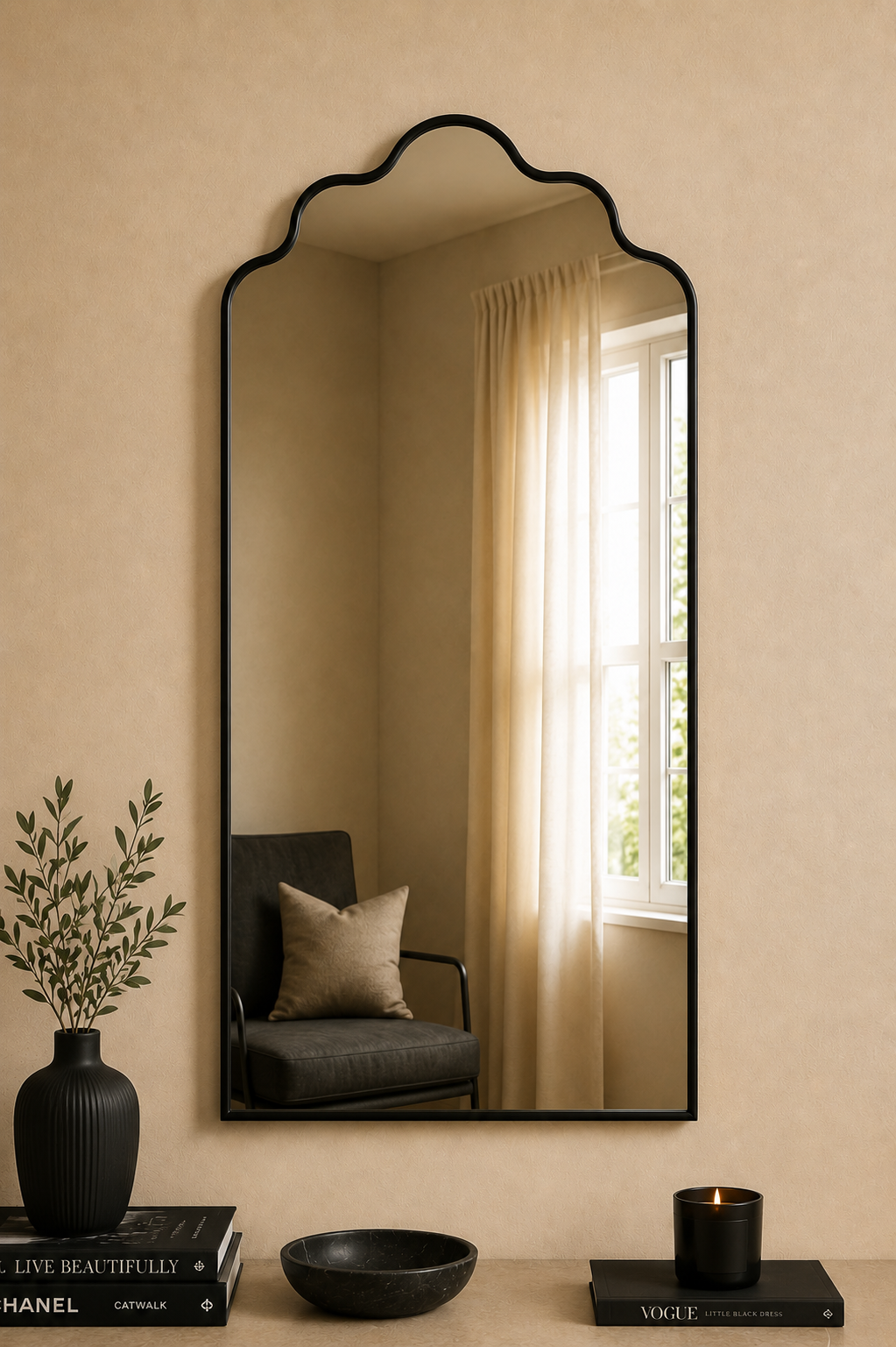 Crowned Arch Mirror