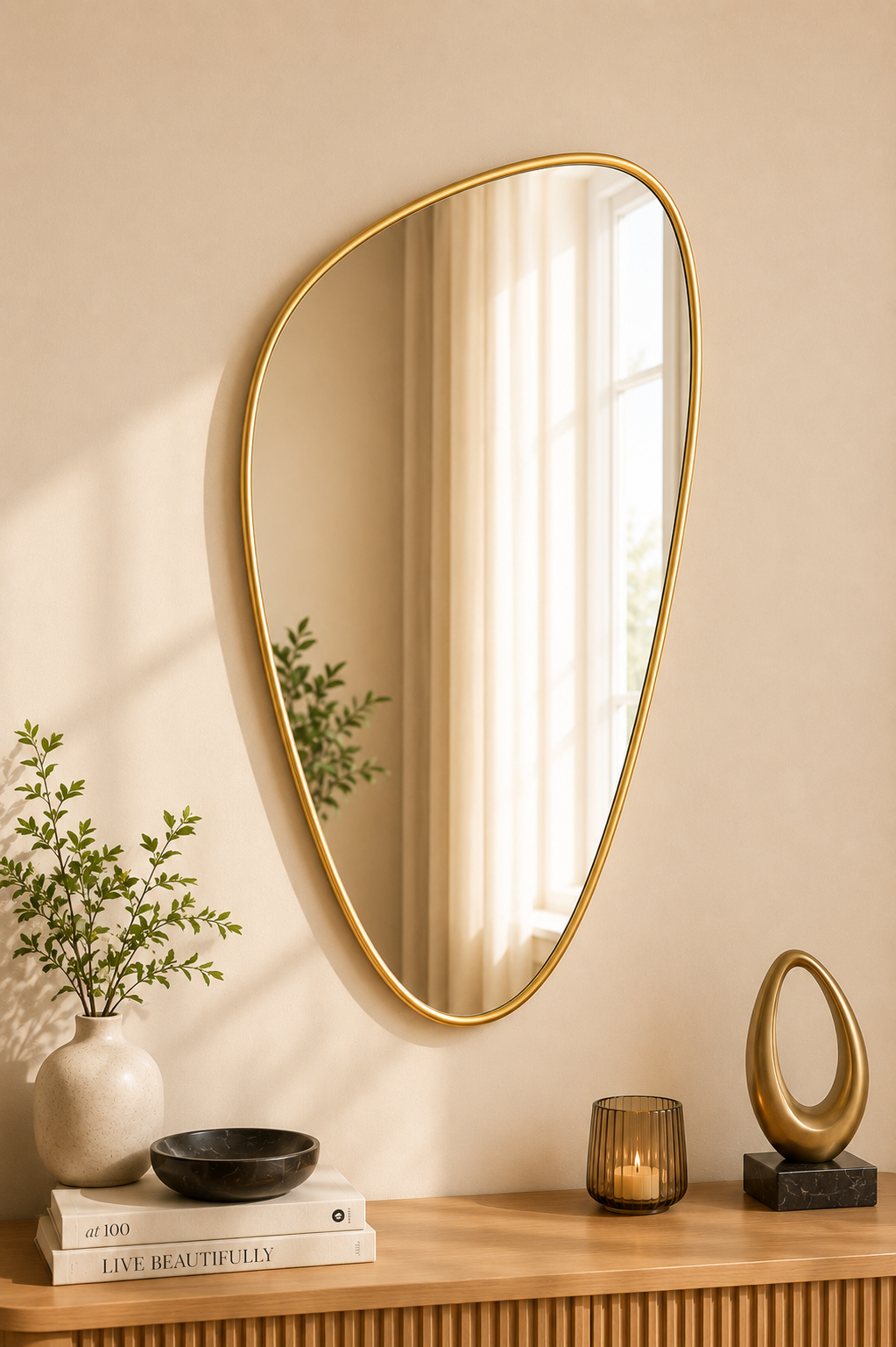 Pebble Mirror