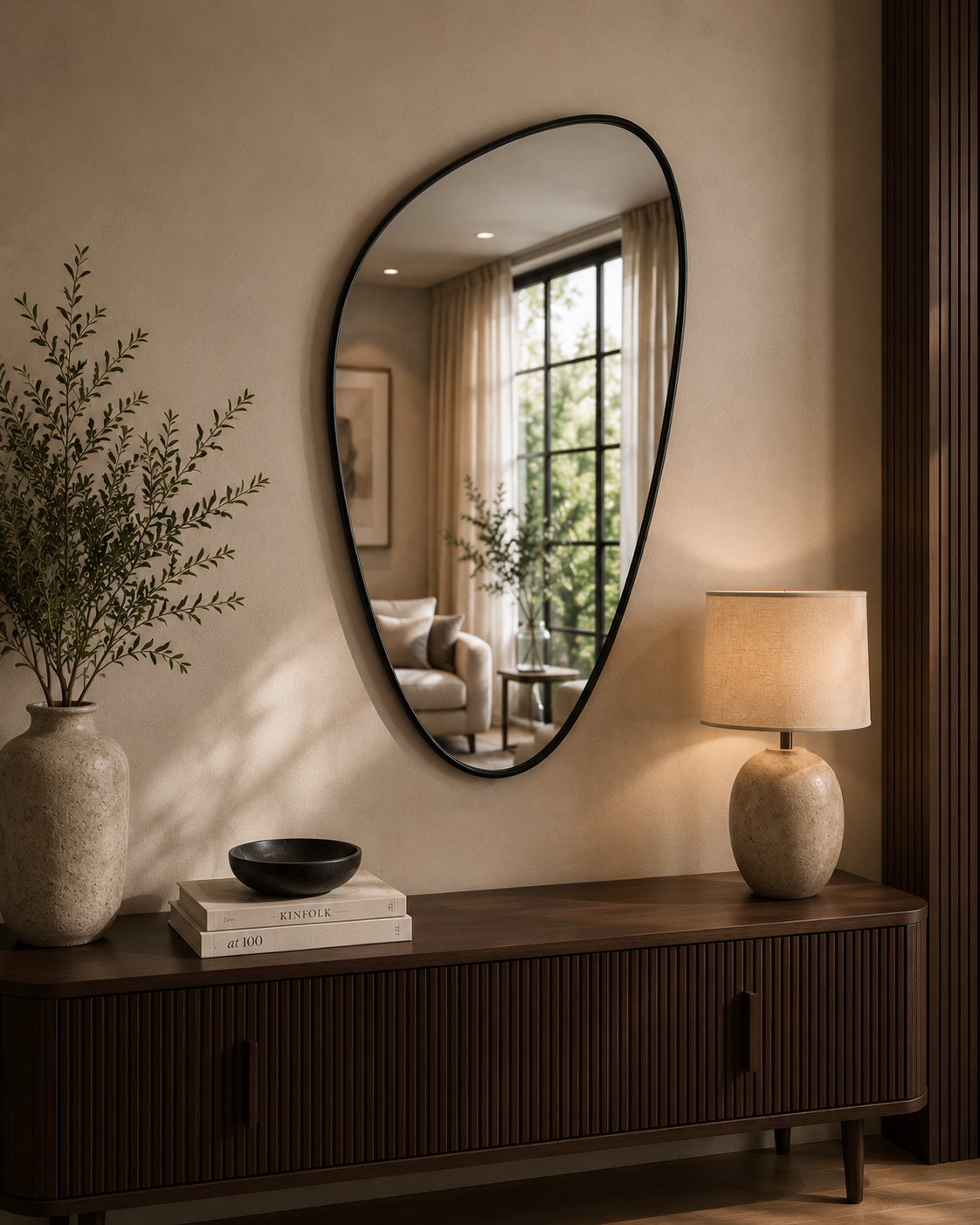 Pebble Mirror