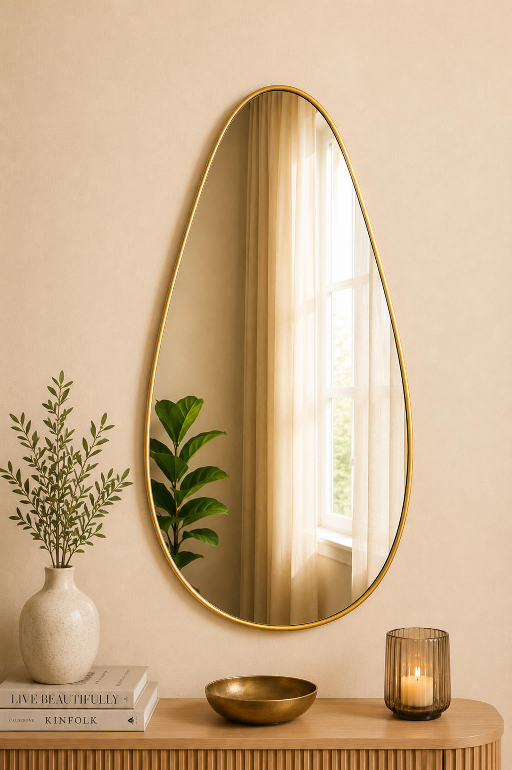 Teardrop Mirror