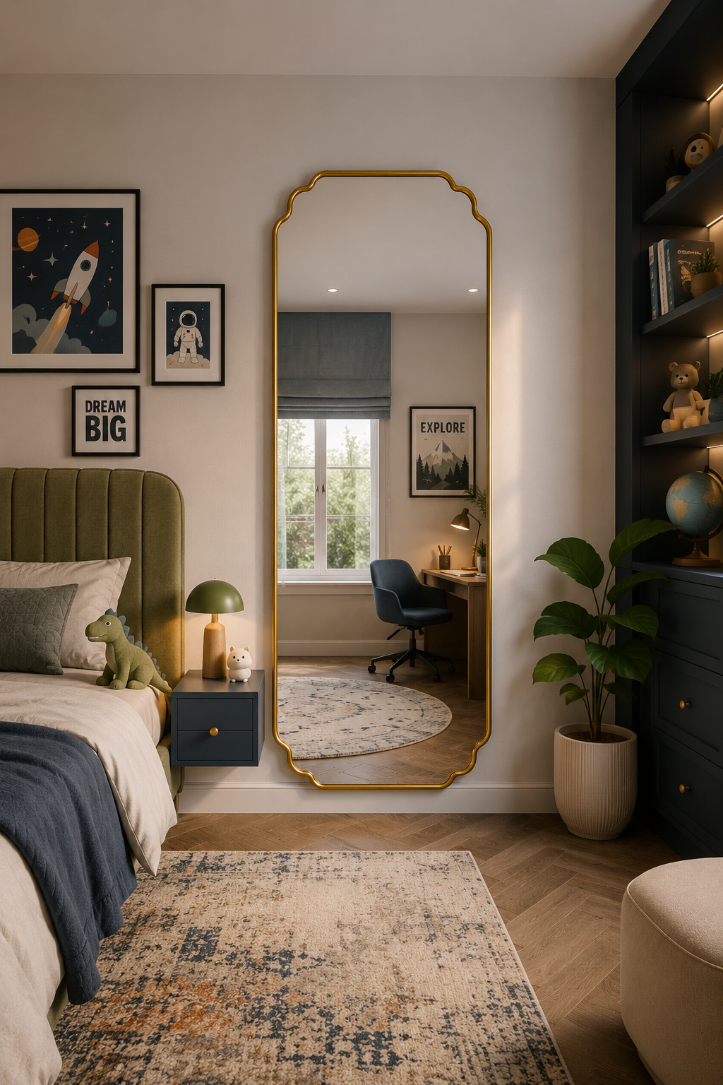 Royal Arch Full Length Mirror