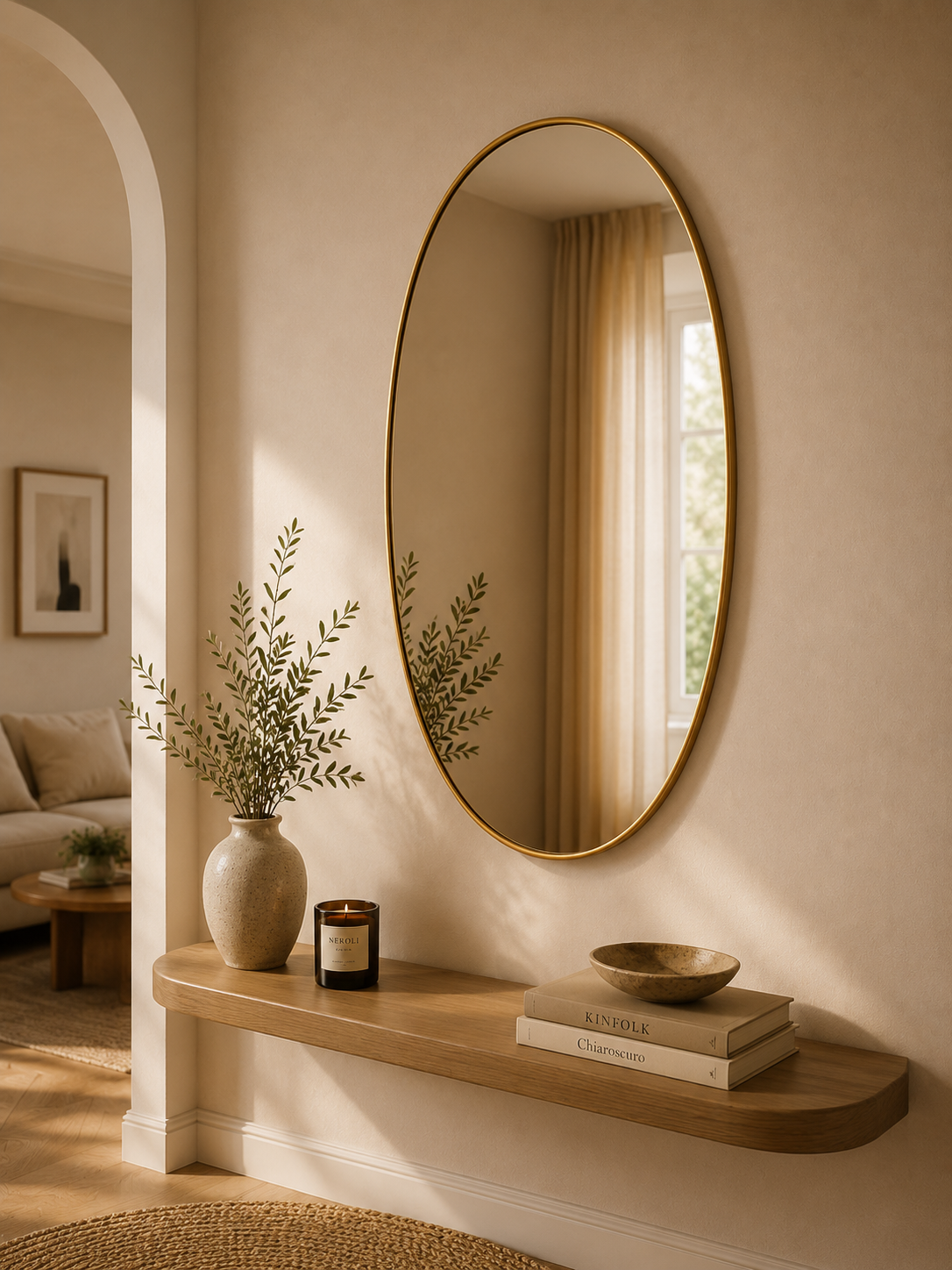 Oval Mirror