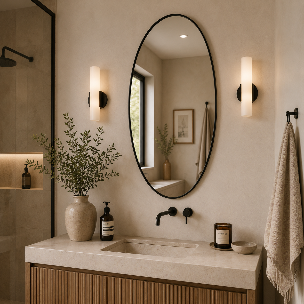 Oval Mirror