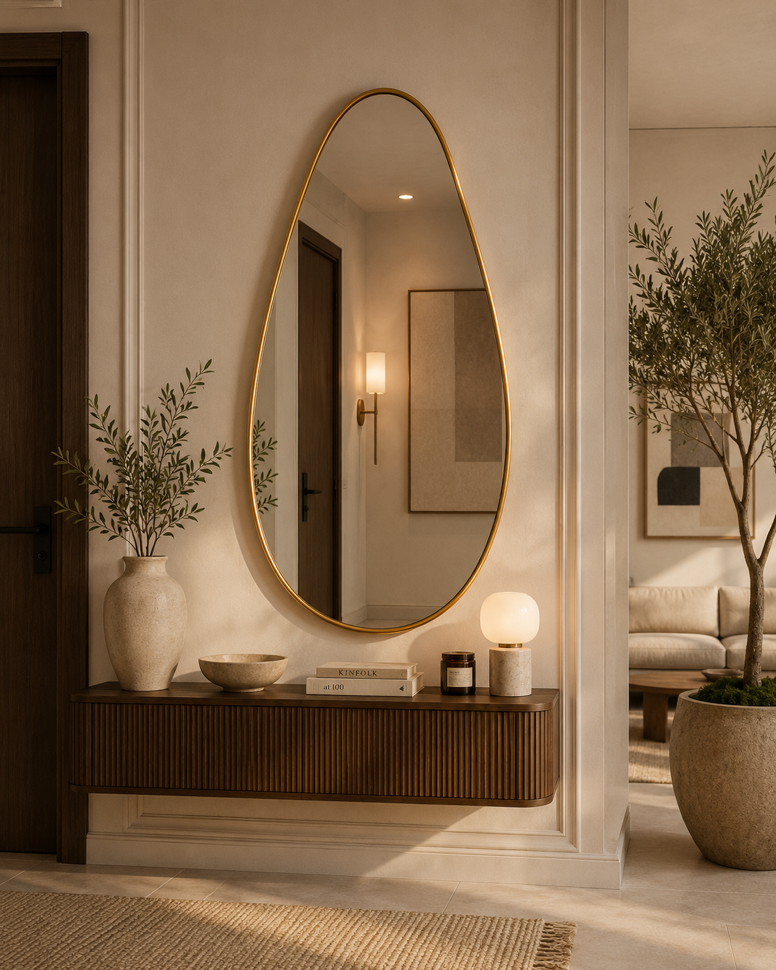 Teardrop Mirror